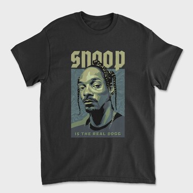 Snoop Dogg Typography, Tricou Barbati (Unisex)