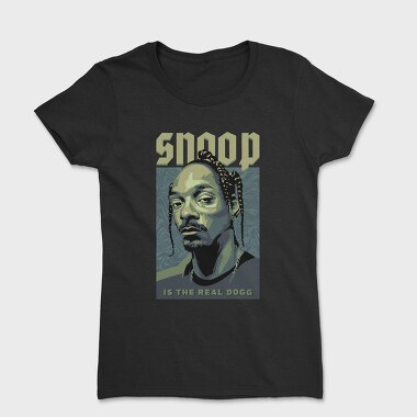 Snoop Dogg Typography, Tricou Femei