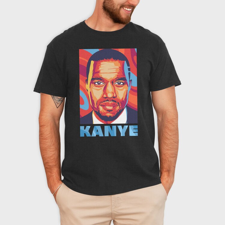 Kanye Wave, Tricou Barbati (Unisex)