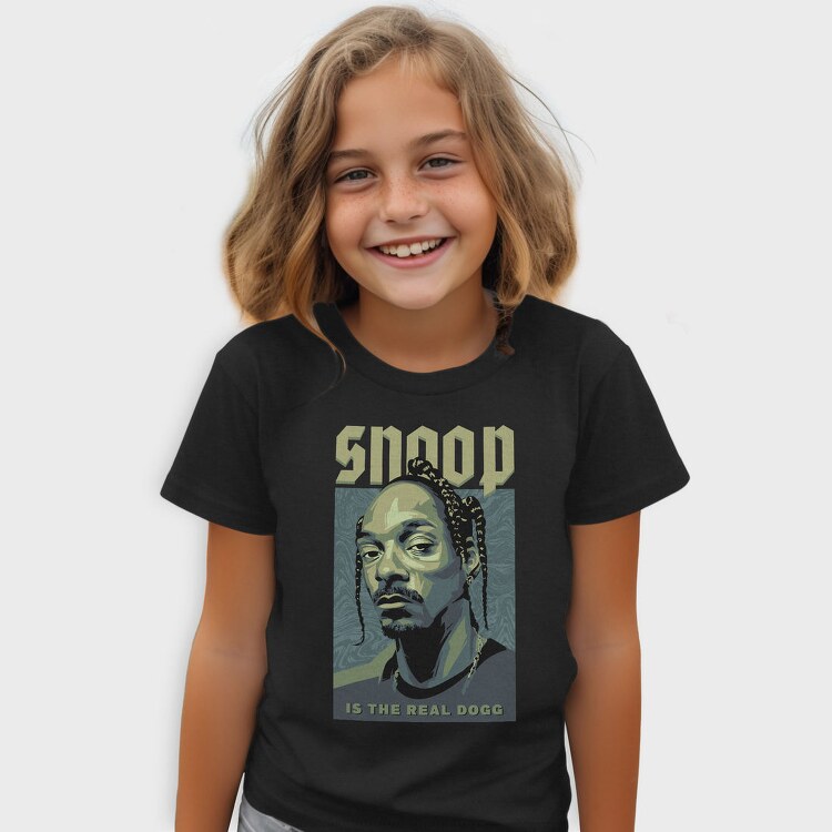 Snoop Dogg Typography, Tricou Copii