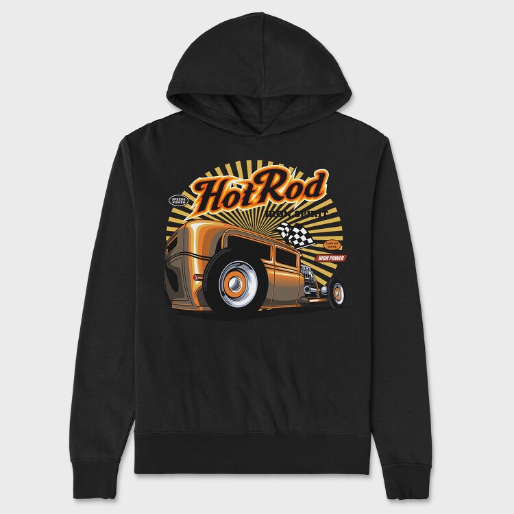 Hotrod 8, Hanorac Oversize Barbati (Unisex)