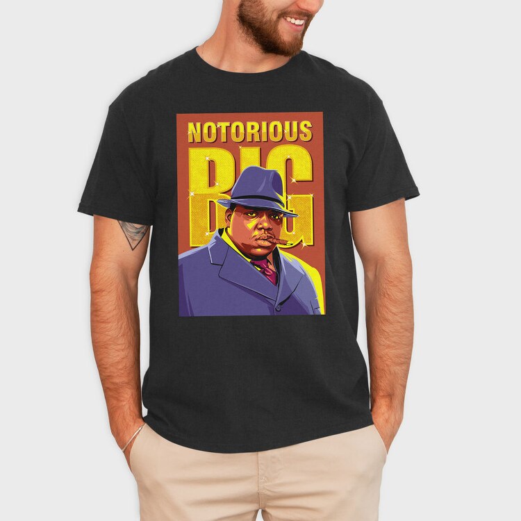 Notorious Big Icon, Tricou Barbati (Unisex)
