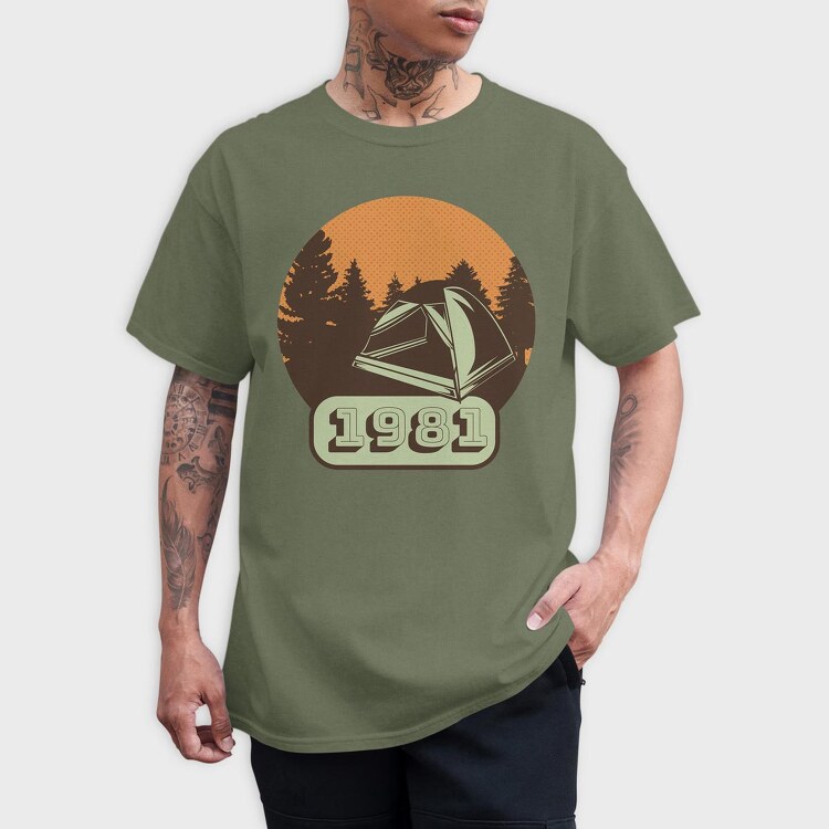Hike 1981, Tricou Barbati (Unisex)