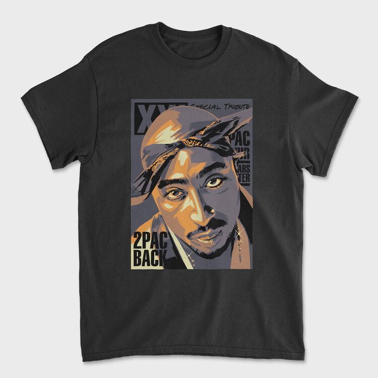 2Pac Tribute, Tricou Barbati (Unisex)