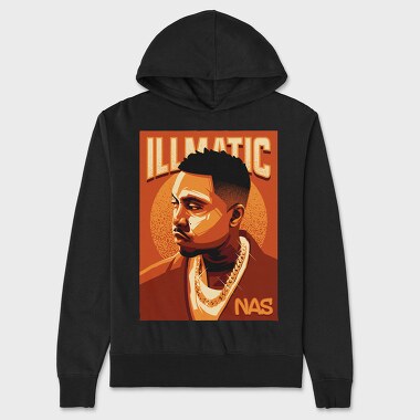 Illmatic Nas, Hanorac Oversize Barbati (Unisex)