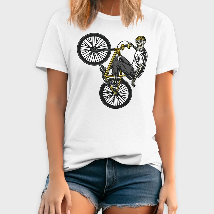 Skeleton BMX, Tricou Barbati (Unisex)