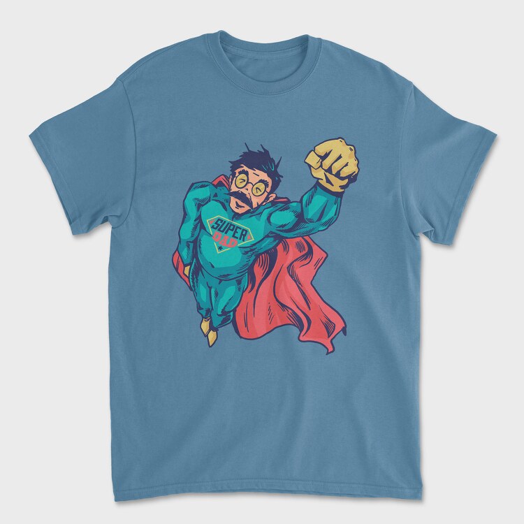 Superdad Hero, Tricou Barbati (Unisex)