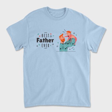 Illustration Fatherday, Tricou Barbati (Unisex)