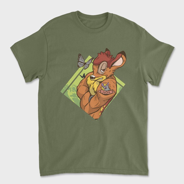 Bambi Mom, Tricou Barbati (Unisex)