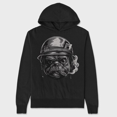 Ace Of Spades Soldier, Hanorac Oversize Barbati (Unisex)