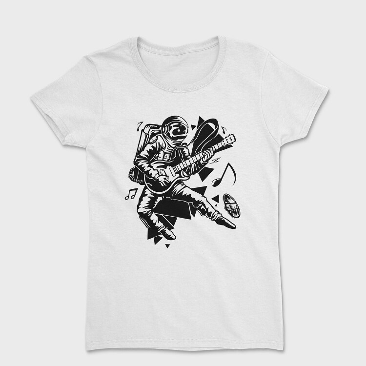Astronaut Guitar Jam, Tricou Femei