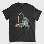Astronaut Shark Space, Tricou Barbati (Unisex)