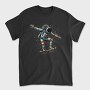 Astronaut Skateboarding, Tricou Barbati (Unisex)