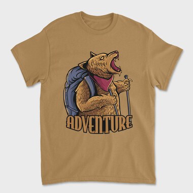 Bear Adventure Hike, Tricou Barbati (Unisex)