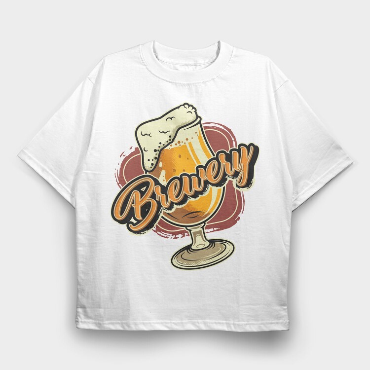 Beer Fest Brew, Tricou Oversize Barbati (Unisex)