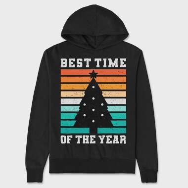 Best Time Tree, Hanorac Oversize Barbati (Unisex)