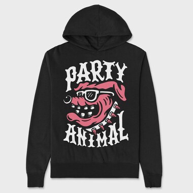 Pink Splash Vibes, Hanorac Oversize Barbati (Unisex)