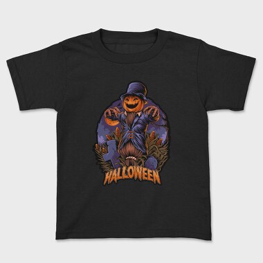 Pumpkin Scarecrow Halloween, Tricou Copii