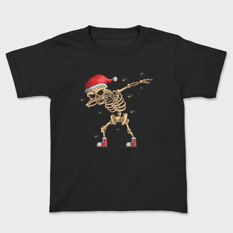 Skeleton Santa Dab, Tricou Copii