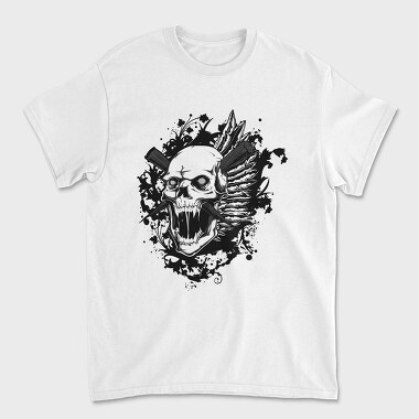 Skull Crown Roar, Tricou Barbati (Unisex)