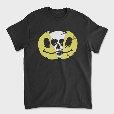 Skull Smiley, Tricou Barbati (Unisex)