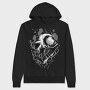 Skull Smoke, Hanorac Oversize Barbati (Unisex)