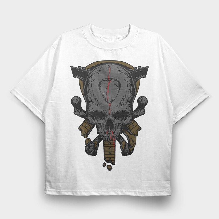 Skullpunch, Tricou Oversize Barbati (Unisex)