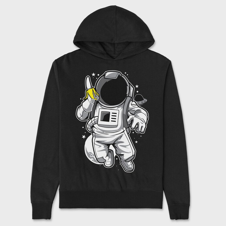 Space Banana, Hanorac Oversize Barbati (Unisex)