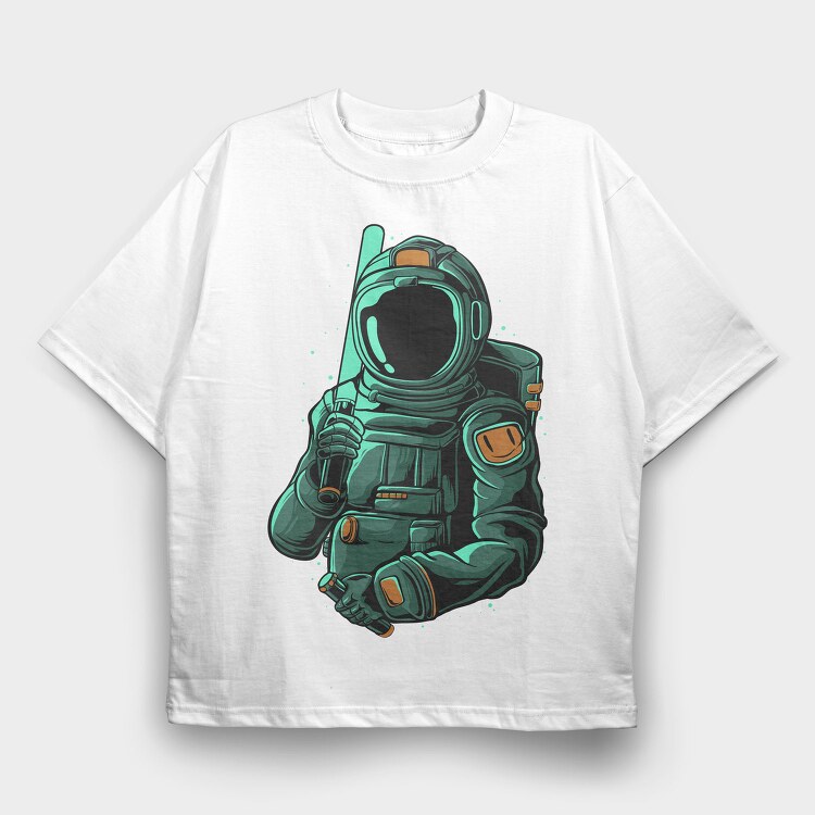 Space Diver, Tricou Oversize Barbati (Unisex)