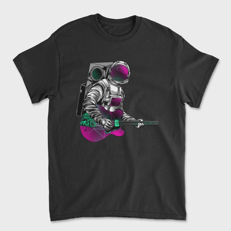 Space Guitar Hero, Tricou Barbati (Unisex)