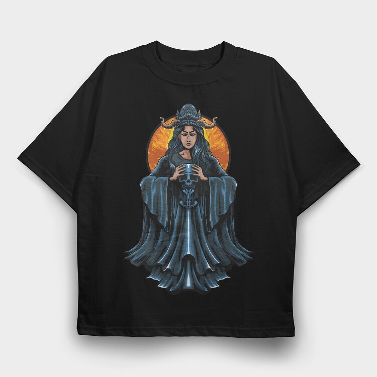 Dark Queens Cloak, Tricou Oversize Barbati (Unisex)