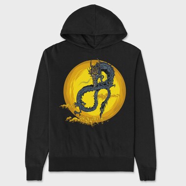 Dragon Sun Storm, Hanorac Oversize Barbati (Unisex)