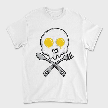 Eggy Skull, Tricou Barbati (Unisex)
