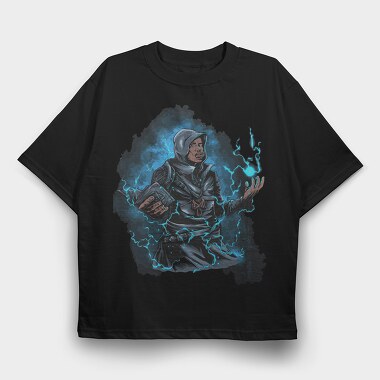 Electric Storm, Tricou Oversize Barbati (Unisex)