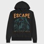 Escape Cabin Mountain, Hanorac Oversize Barbati (Unisex)
