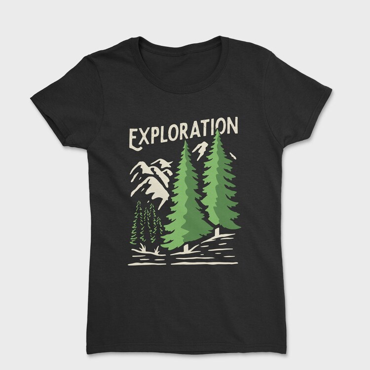 Exploration Evergreen, Tricou Femei