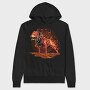 Fiery Dog Dollar, Hanorac Oversize Barbati (Unisex)