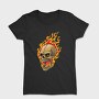 Flaming Skull, Tricou Femei