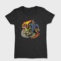 Football Fire Skull, Tricou Femei