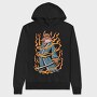 Fox Samurai, Hanorac Oversize Barbati (Unisex)