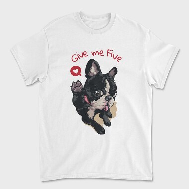 Frenchie Five Love, Tricou Barbati (Unisex)