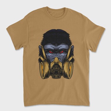 Gas Mask Gorilla, Tricou Barbati (Unisex)