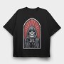 Grim Reaper Halo 1, Tricou Oversize Barbati (Unisex)