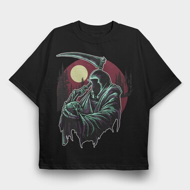Grim Reaper Moon, Tricou Oversize Barbati (Unisex)