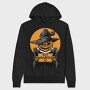 Halloween Witch Skull, Hanorac Oversize Barbati (Unisex)