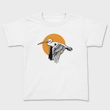 Heron Flight Sunset, Tricou Copii