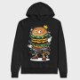 King Burger, Hanorac Oversize Barbati (Unisex)