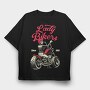 Lady Bikers Since 1985, Tricou Oversize Barbati (Unisex)