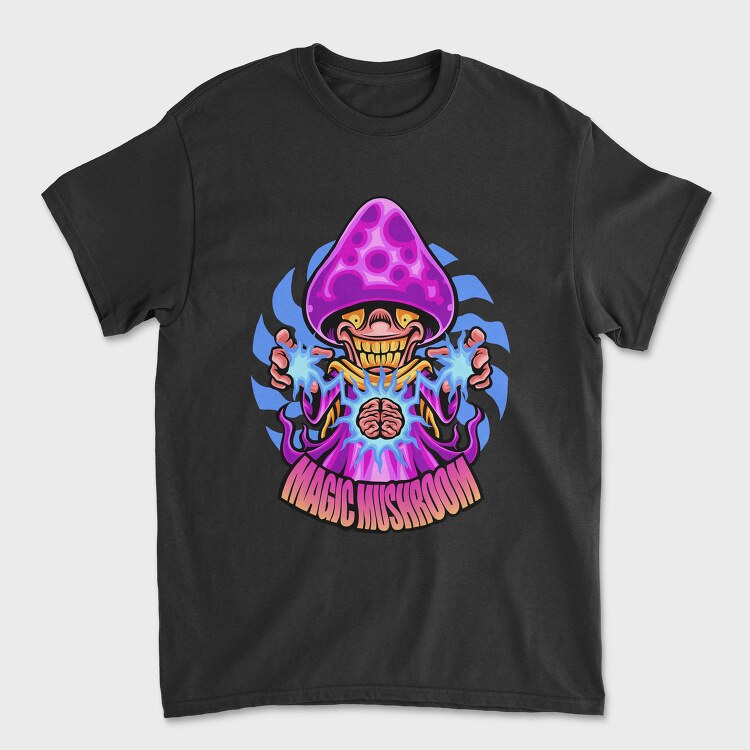Magic Mushroom Brain Blast, Tricou Barbati (Unisex)