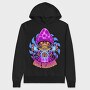 Magic Mushroom Brain Blast, Hanorac Oversize Barbati (Unisex)